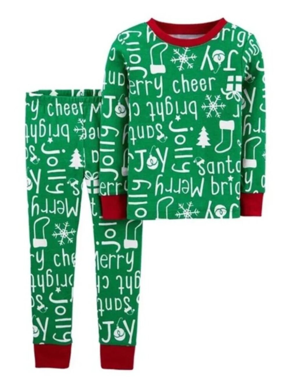NWT Kids Carter's Pajamas PJ Set (Green) 4T
